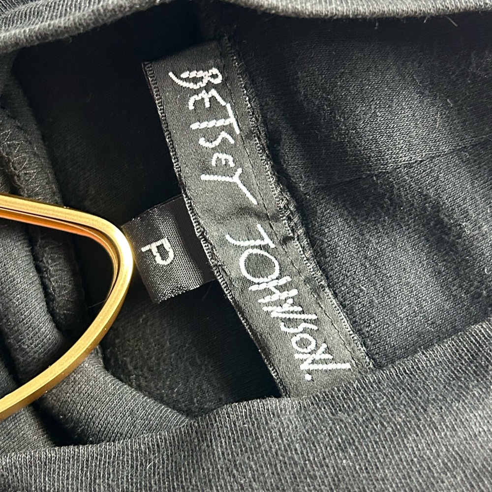 Betsey Johnson Black Long Sleeve Turtleneck Midi Dress - Picture 4 of 5